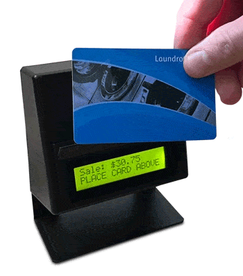 card-operated laundromat