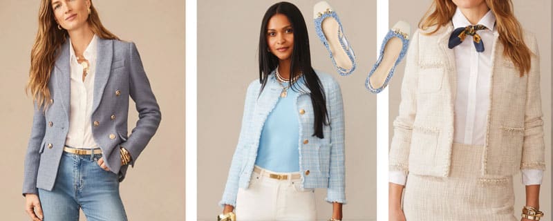 fall fashion bouclé
